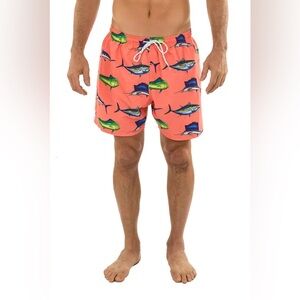 Uzzi Active - Fish Swim Trunks - Men’s Size Large